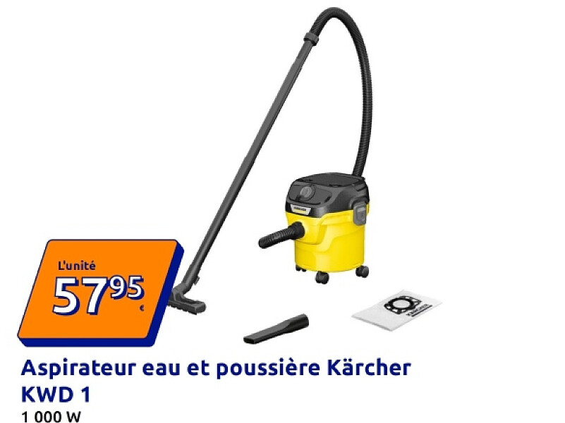 Aspirateur eau et poussière Kärcher KWD 1