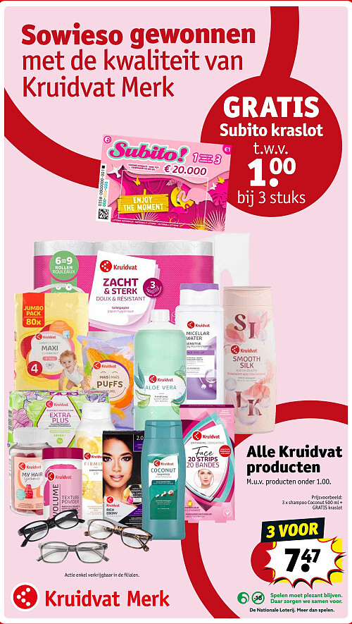 3 x shampoo Coconut 500 ml + GRATIS kraslot