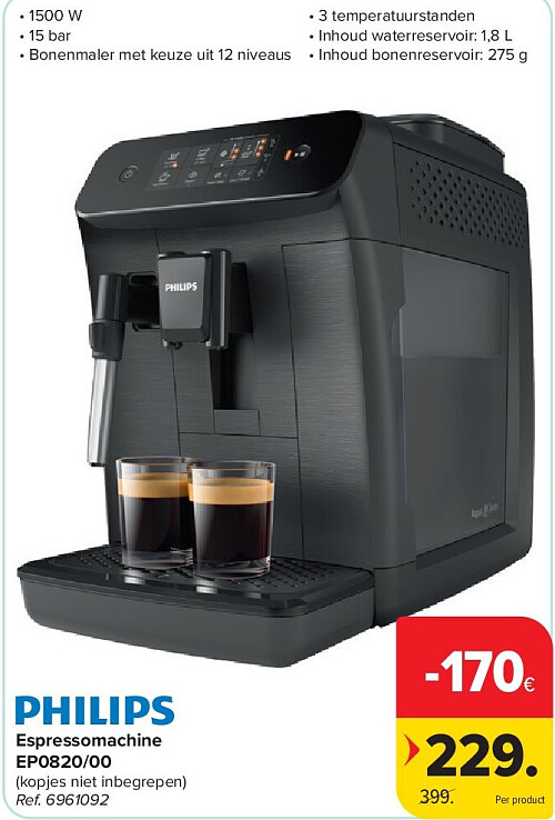 Espressomachine EP0820/00