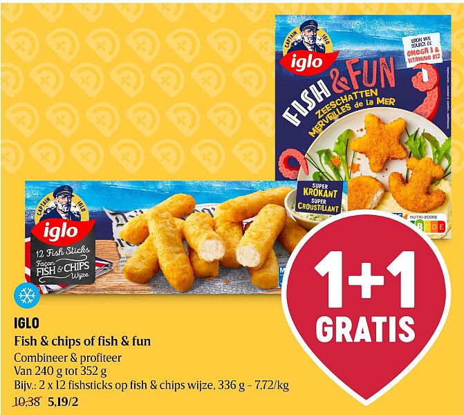 IGLO Fish & chips of fish & fun