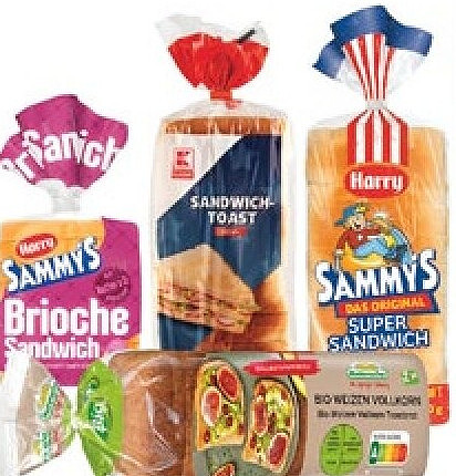 Toastbrot und Sandwichtoast