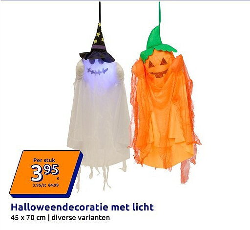 Halloweendecoratie met licht