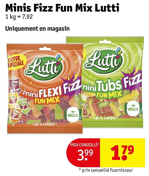 Minis Fizz Fun Mix Lutti