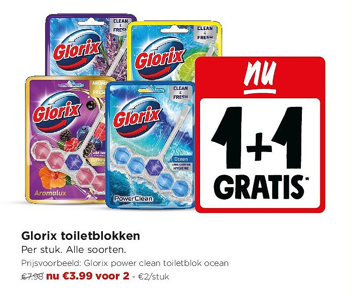 Glorix toiletblokken