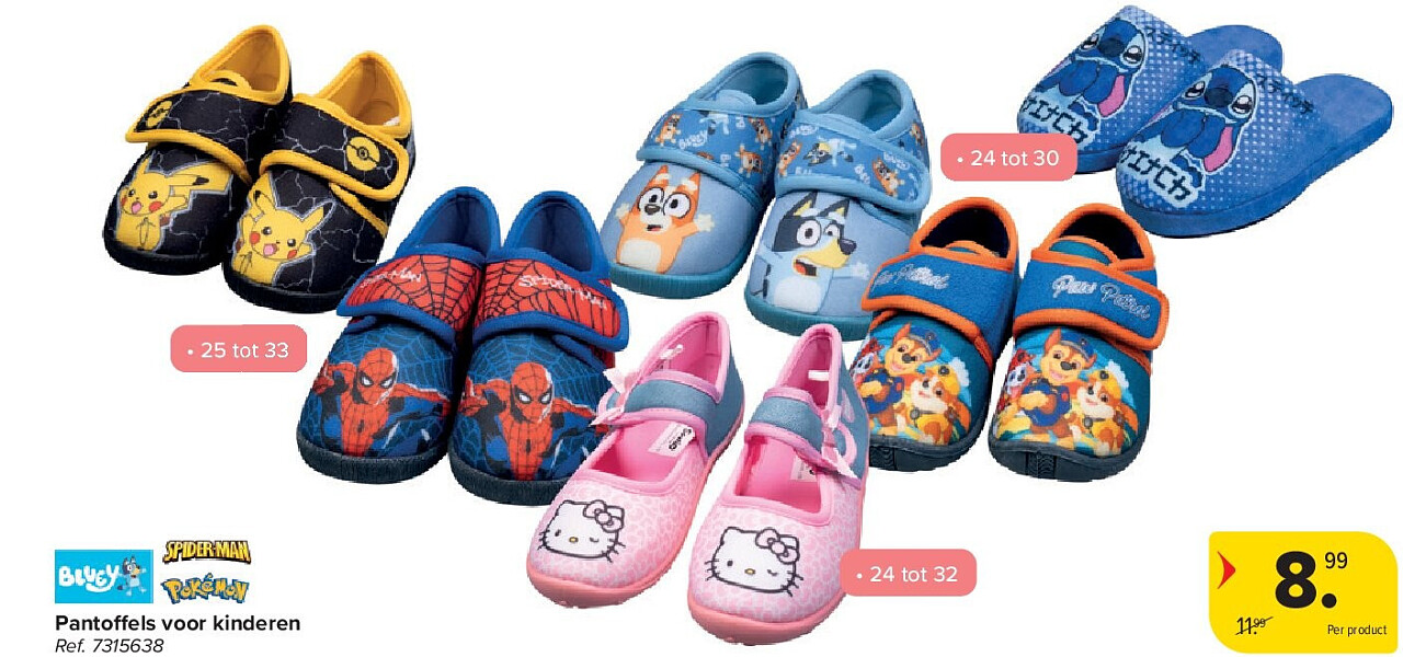 Pantoffels voor kinderen