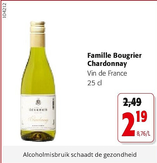 Famille Bougrier Chardonnay
