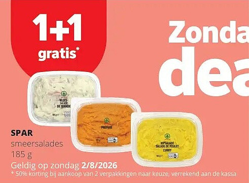 SPAR smeersalades 185 g