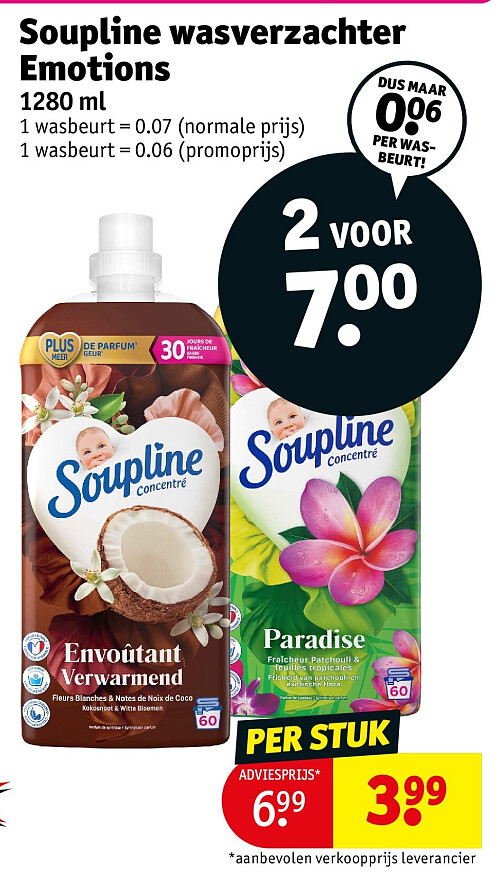 Soupline wasverzachter Emotions