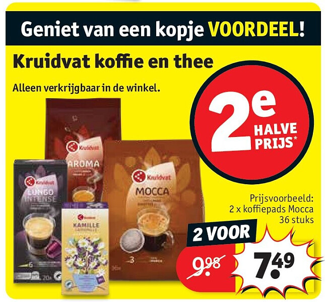 Kruidvat koffie en thee