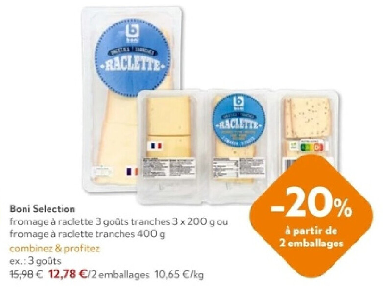 Boni Selection 3 goûts