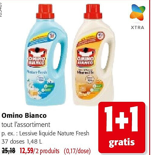 Omino Bianco Lessive liquide Nature Fresh 37 doses 1,48 L