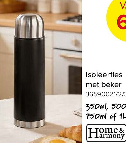 Isoleerfles met beker
