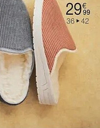 Z. Pantoffel Oudroze 42644 / Grijs 42646