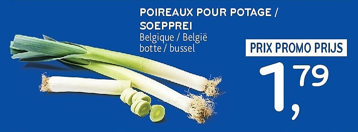 POIREAUX POUR POTAGE / SOEPPREI