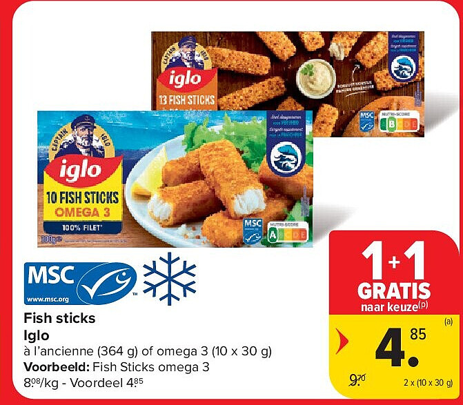Fish sticks Iglo