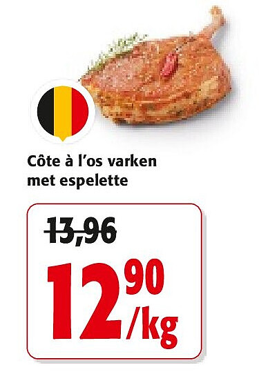 Côte à l’os varken met espelette