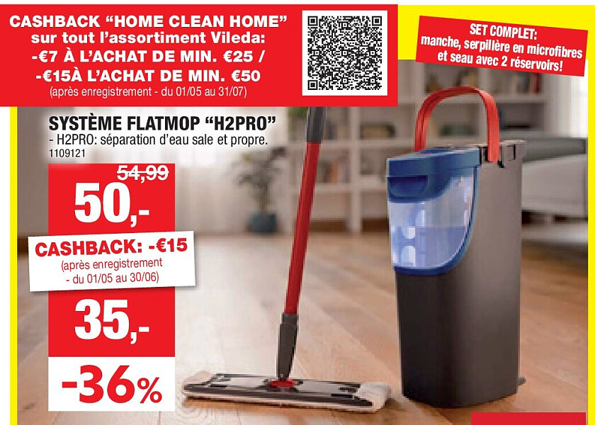 SYSTÈME FLATMOP “H2PRO”