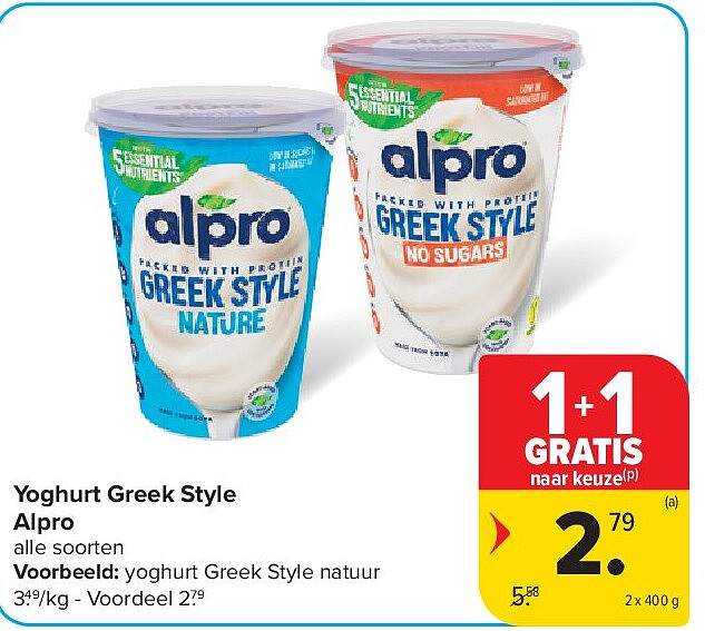 Yoghurt Greek Style Alpro