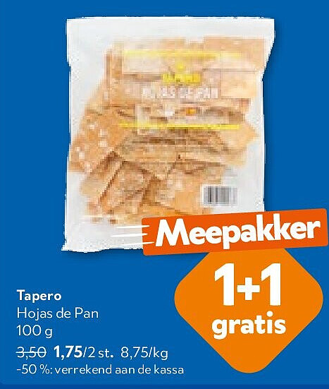 Tapero Hojas de Pan 100 g