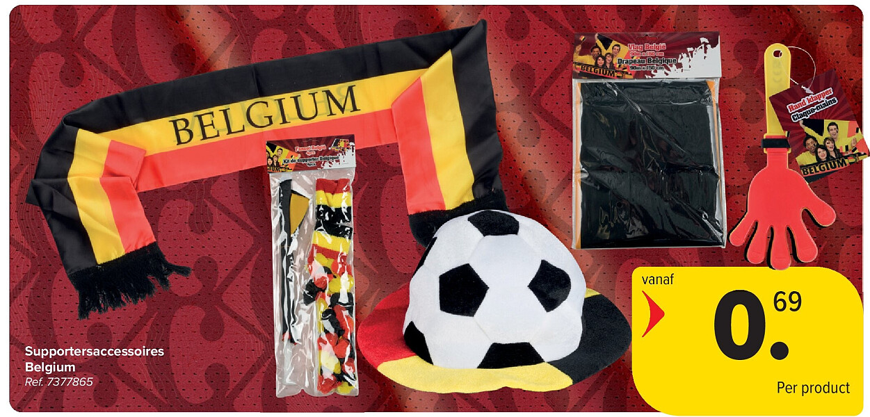 Supportersaccessoires Belgium