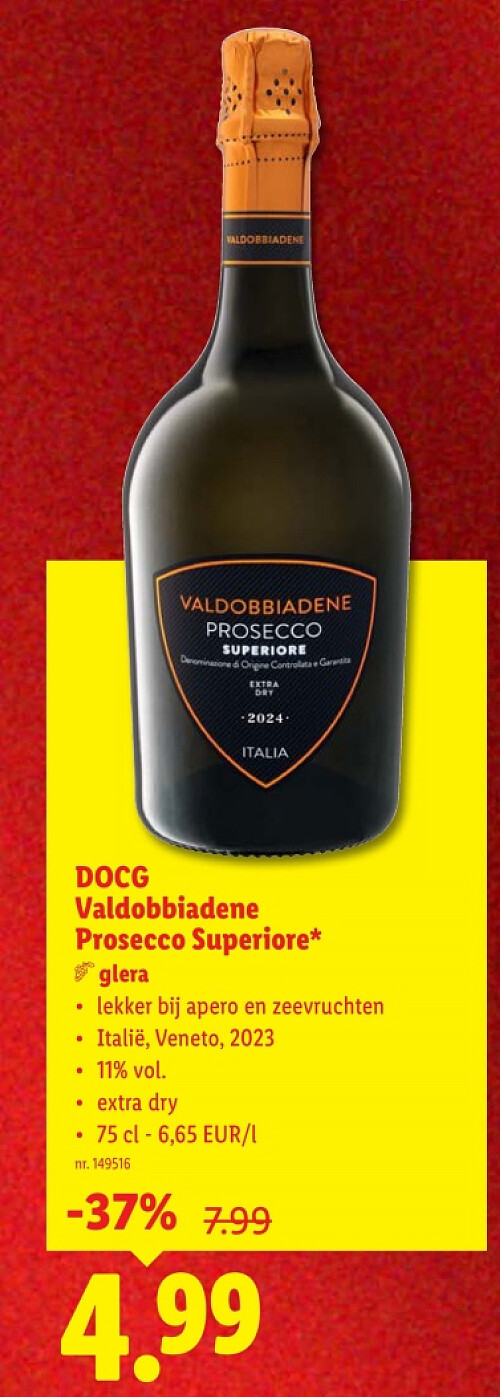 DOCG Valdobbiadene Prosecco Superiore