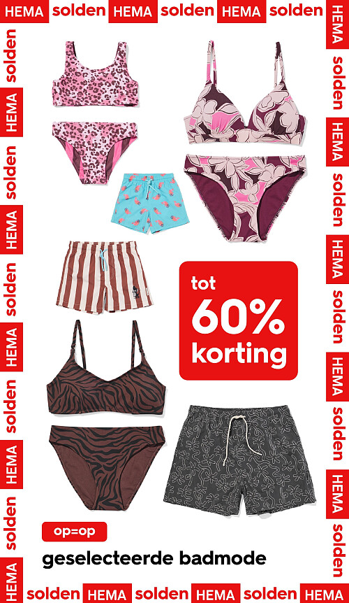 geselecteerde badmode