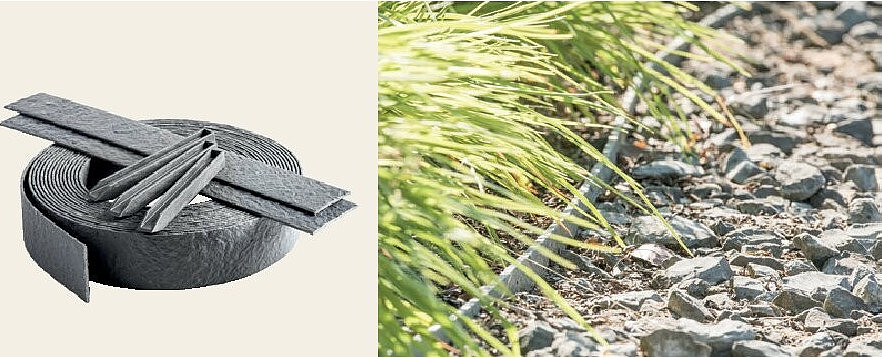 Kunststof en stalen tuinafboordingen
