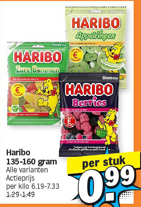 Haribo 135-160 gram