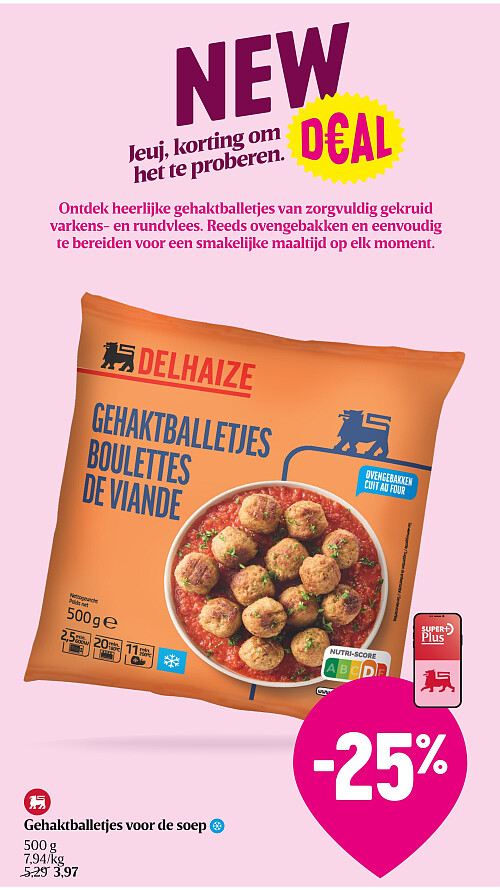 Gehaktballetjes voor de soep