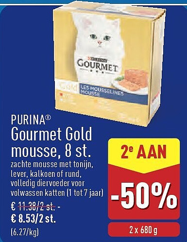 PURINA® Gourmet Gold mousse, 8st.