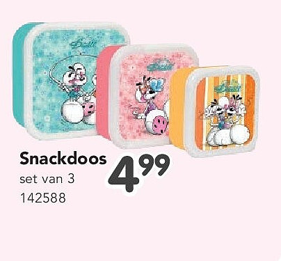 Snackdoos set van 3 142588