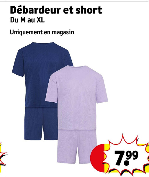 Débardeur et short
