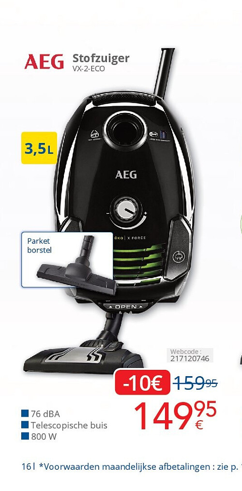 Stofzuiger VX-2-ECO 3.5L