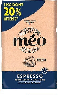 Café en grains Espresso Méo