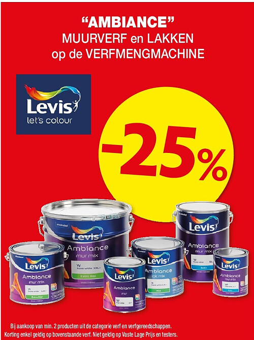 “AMBIANCE” MUURVERF en LAKKEN op de VERFMENGMACHINE