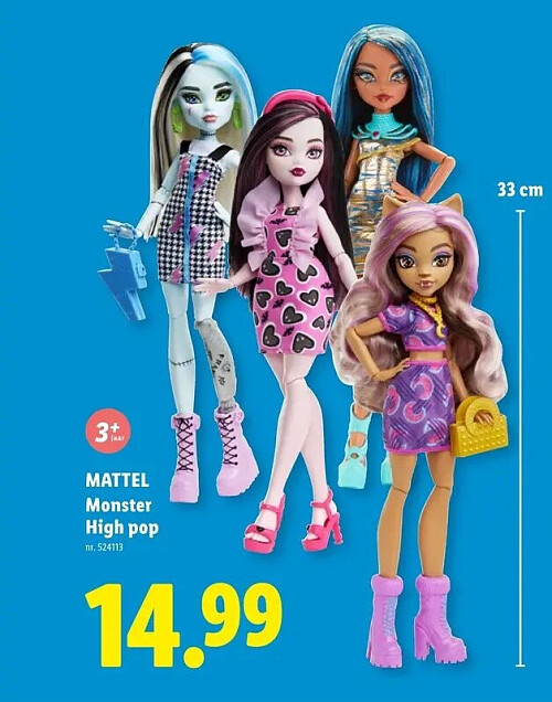 MATTEL Monster High pop