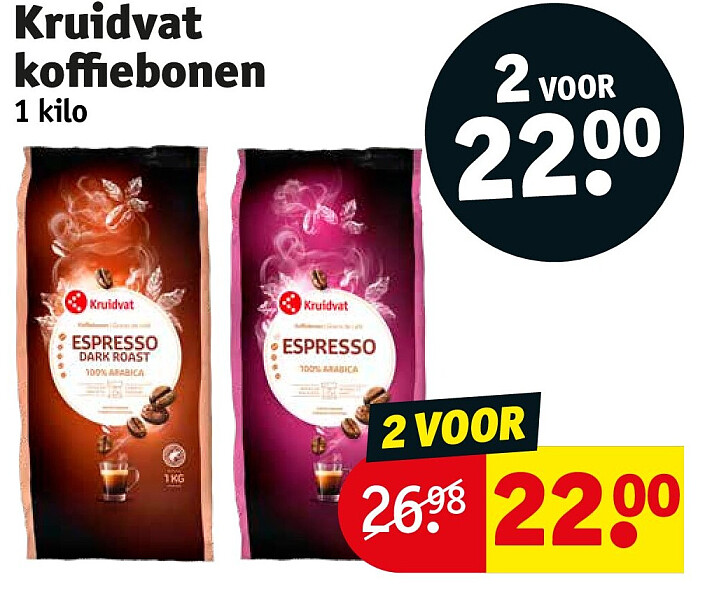Kruidvat koffiebonen