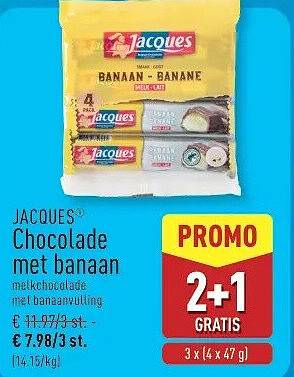 Chocolade met banaan