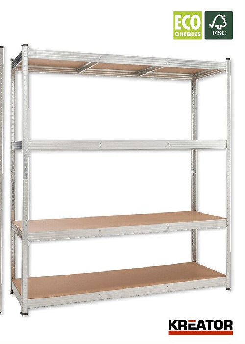 GEGALVANISEERD REK “HEAVY DUTY” 180 x 160 x 60 cm