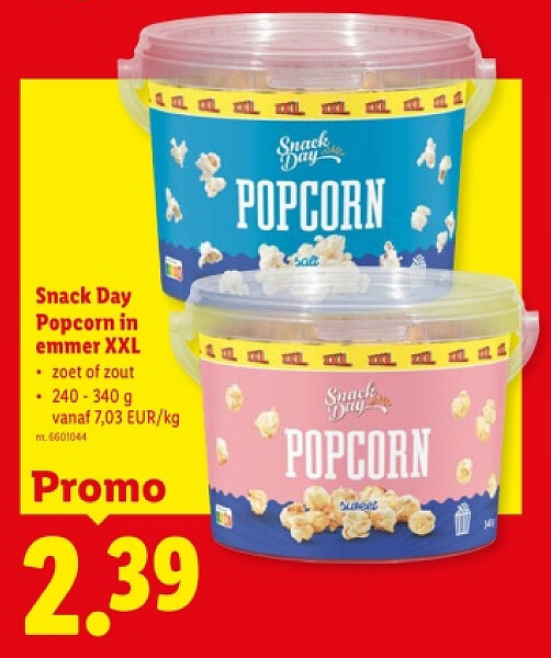 Popcorn in emmer XXL
