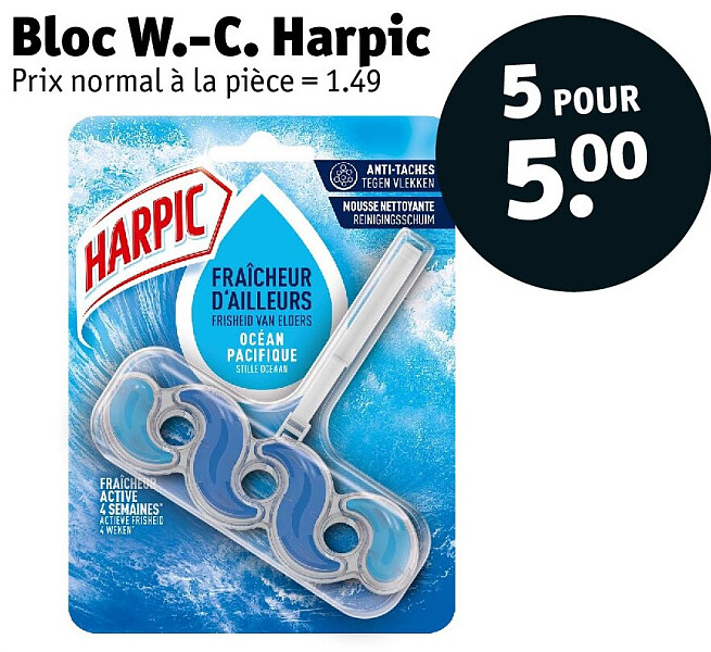 Bloc W.-C. Harpic 5 POUR