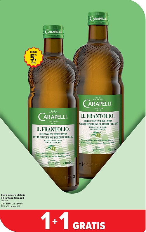 Extra zuivere olijfolie Il Frantolio Carapelli
