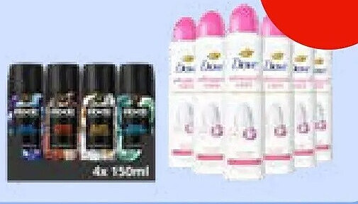 Andrélon, Dove, Axe en Rexona