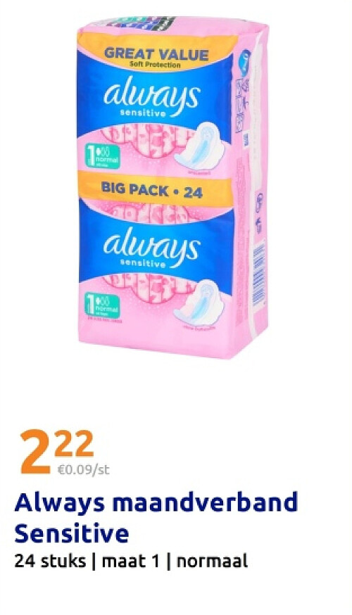 Always maandverband Sensitive