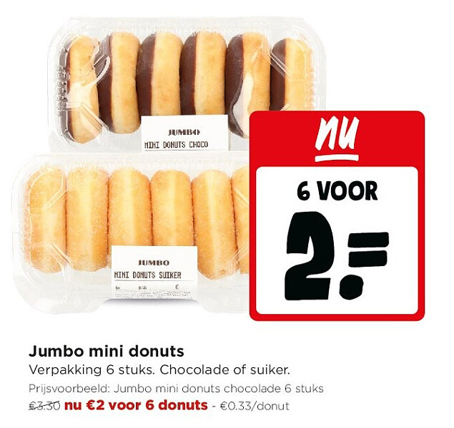 Jumbo mini donuts