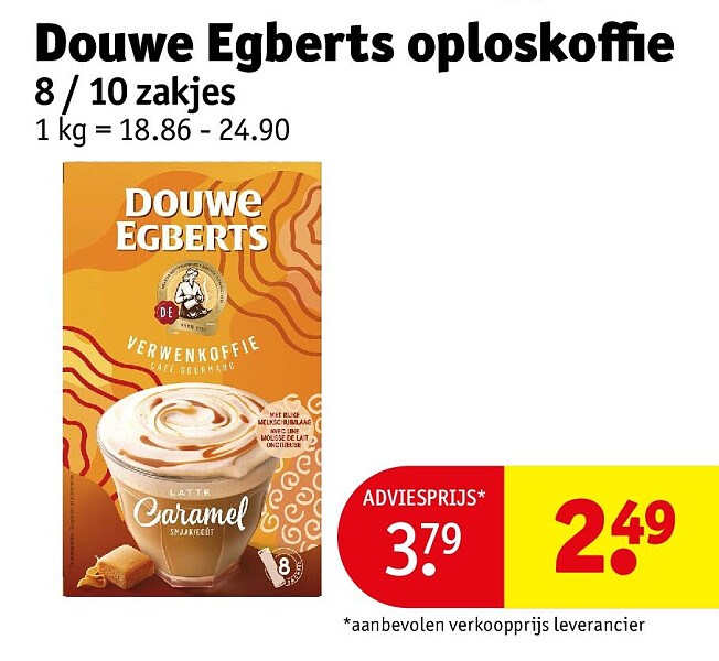 Douwe Egberts oploskoffie
