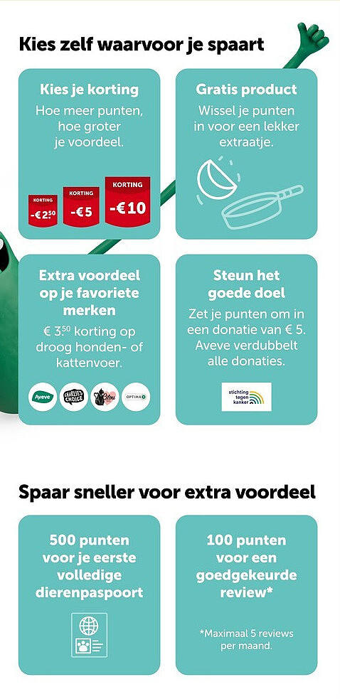 Kies zelf waarvoor je spaart