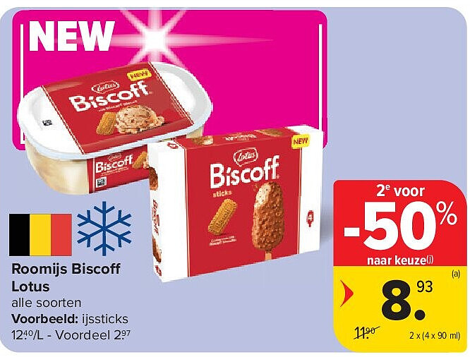 Roomijs Biscoff Lotus