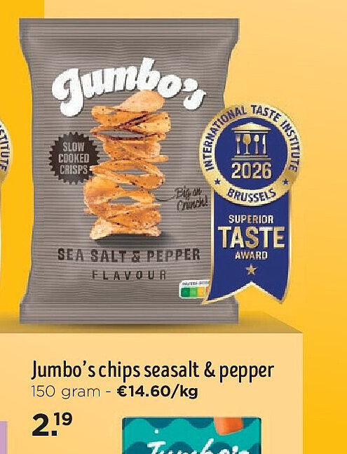 Jumbo’s chips seasalt & pepper