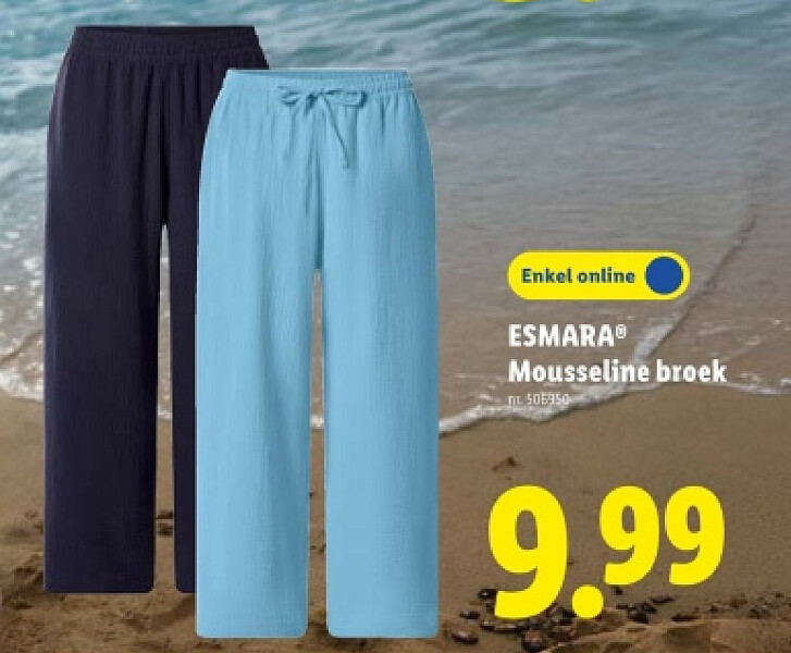 Mousseline broek